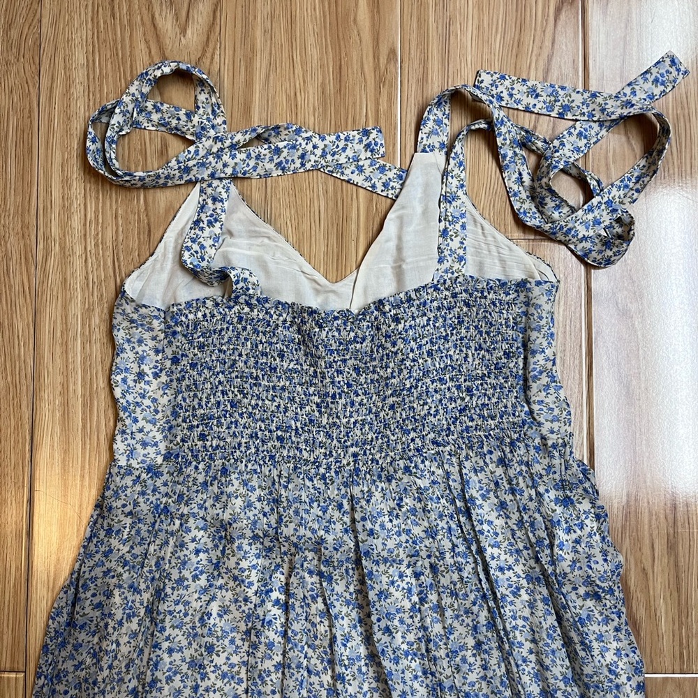 Like New* Sezane Phily Dress | Blue Flowers, 8 - Picture 3 of 14